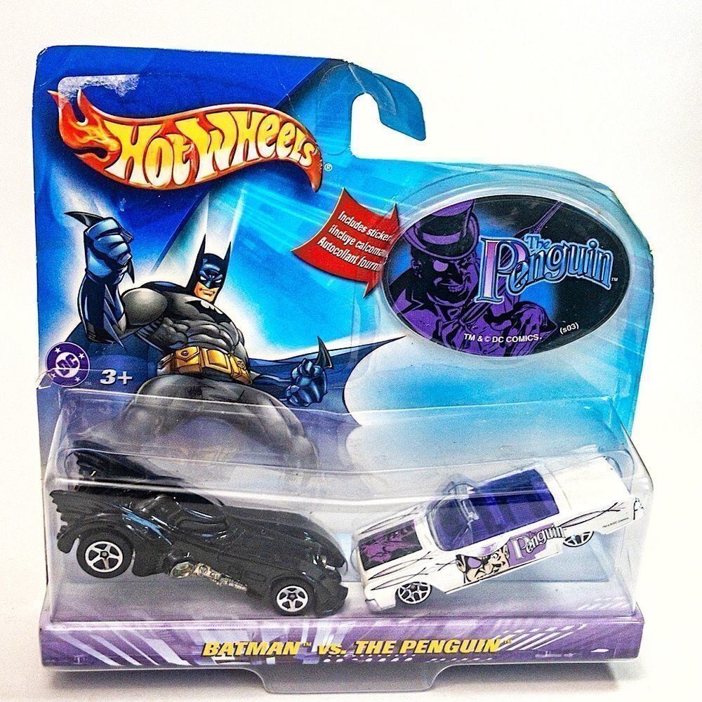 NIB 2003 Hot Wheels Batman Vs. The Penguin Gift Collectible Toy
